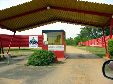 Capri Drive-In Theatre - Ticket Booth - Photo From Water Winter Wonderland (newer photo)